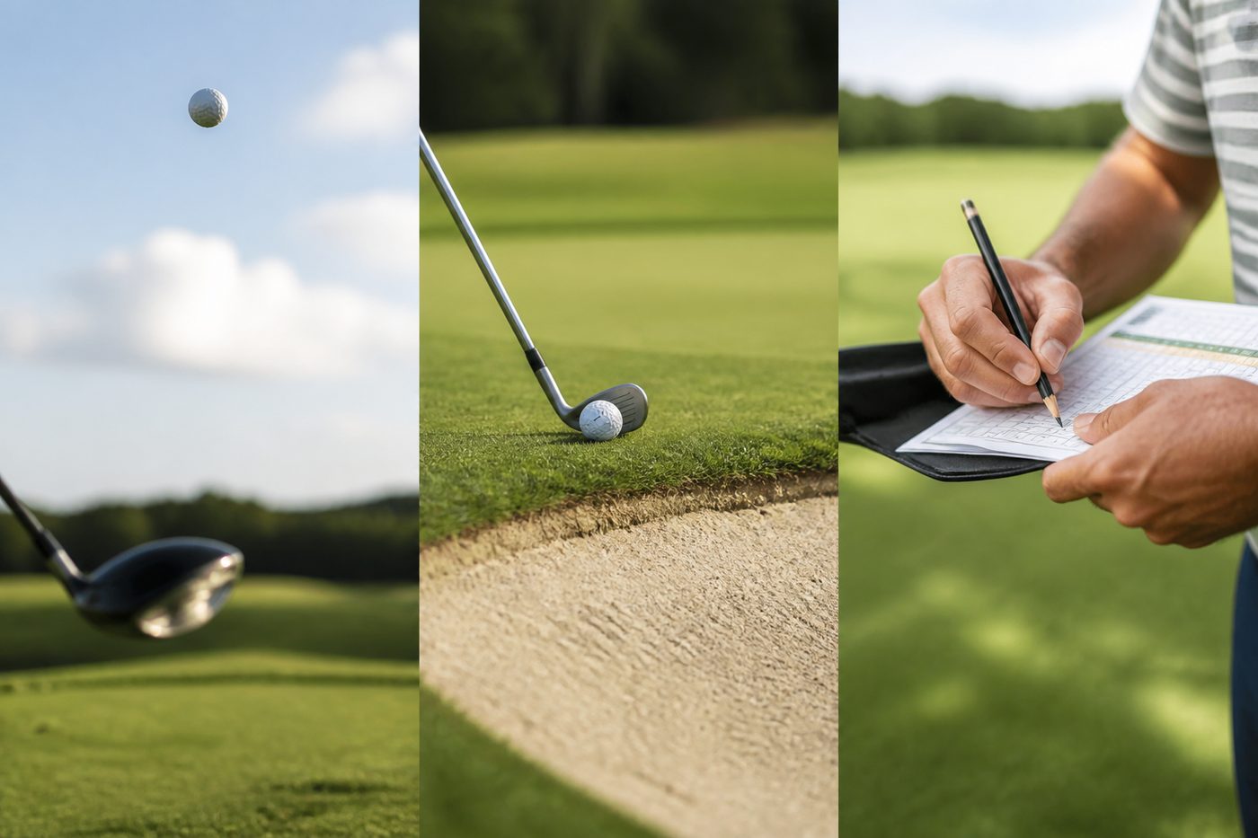 04 The three sections : Golf Explained: Ball Flight, Short Game, Rules and Handicaps