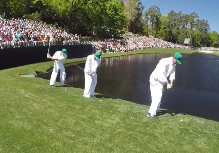 Masters - Caddie tradition